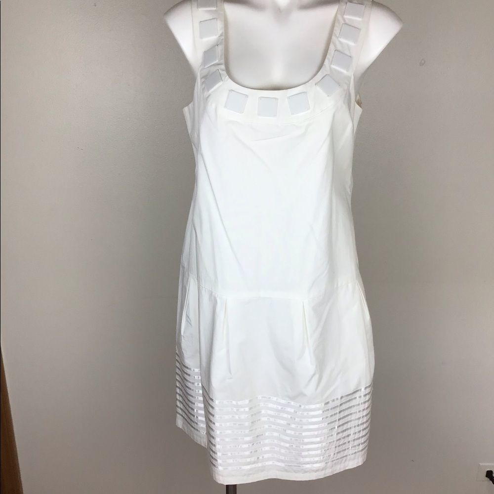 Vertigo Paris white sun dress size large.